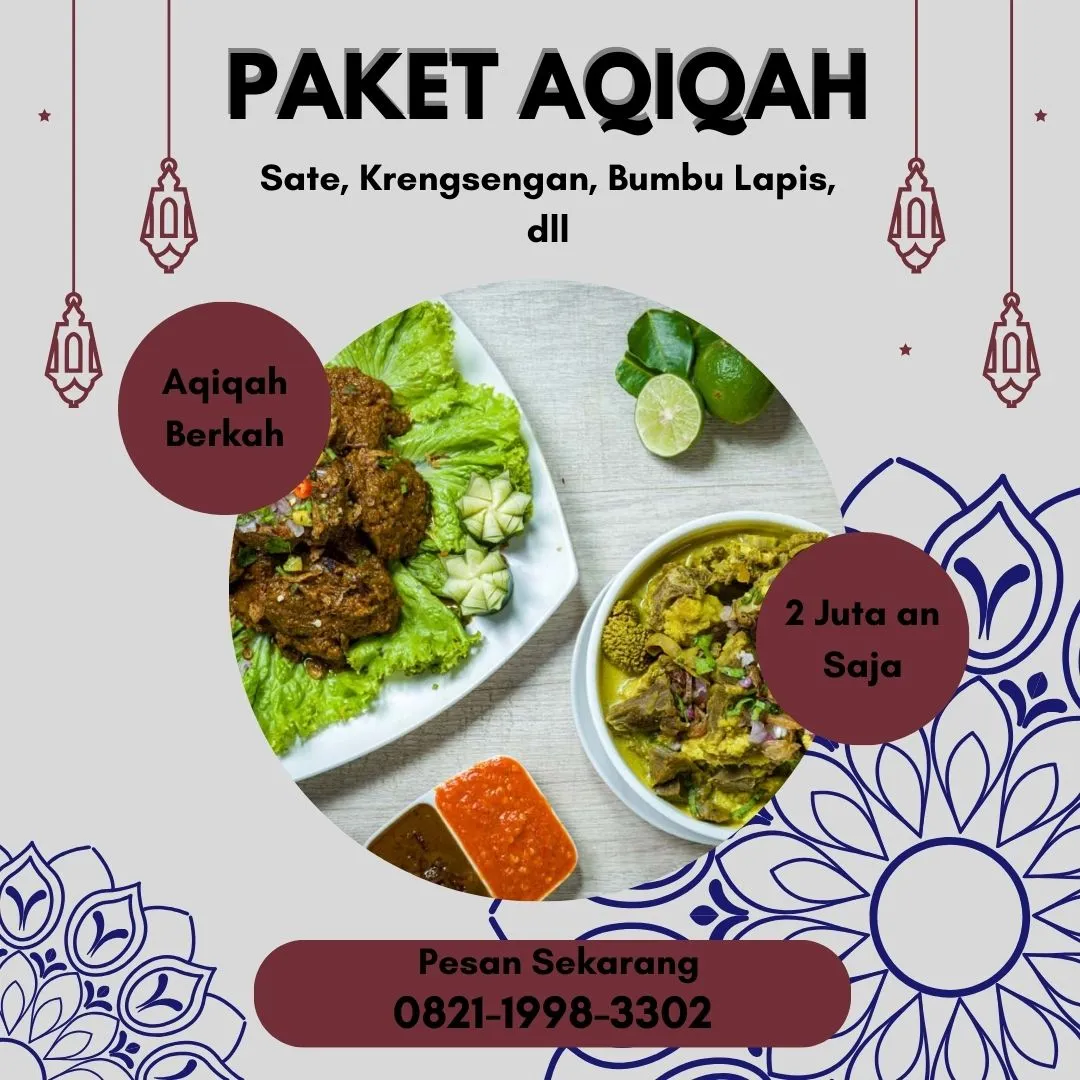 0821-1998-3302 (WA) Aqiqah dan Catering di Kediri