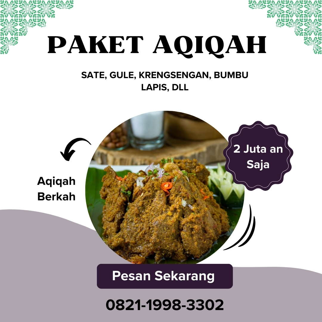 0821-1998-3302 (WA) Aqiqah Lamongan