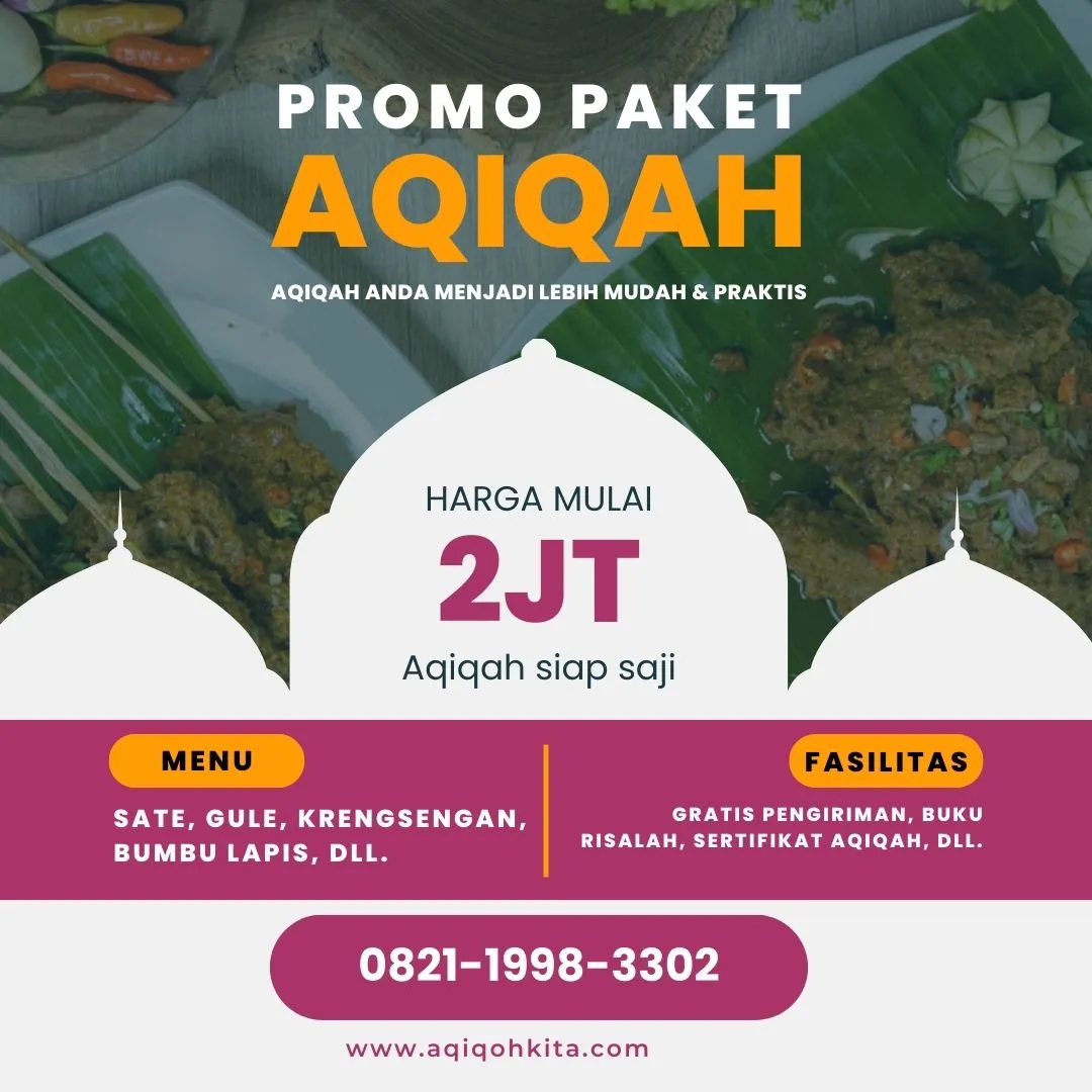 0821-1998-3302 (WA) Aqiqah Murah di Bojonegoro