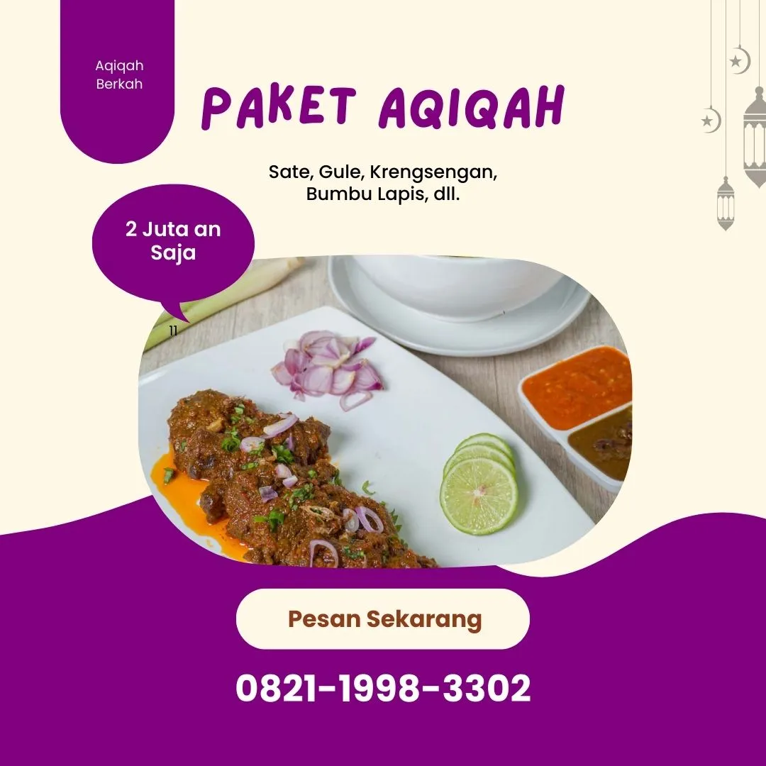 0821-1998-3302 (WA) Catering Aqiqah Mojokerto
