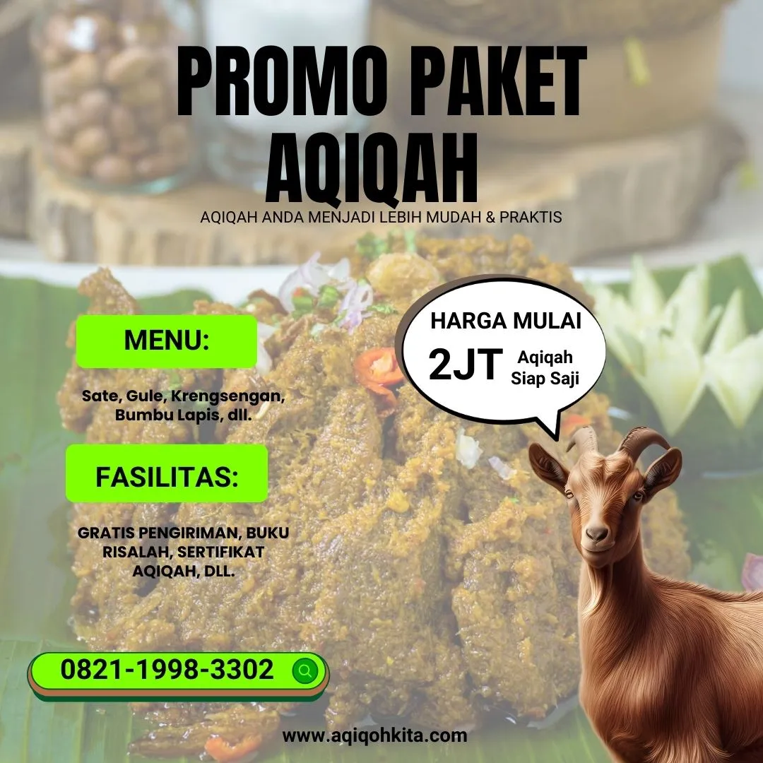 0821-1998-3302 (WA) Daftar Harga Aqiqah Kediri
