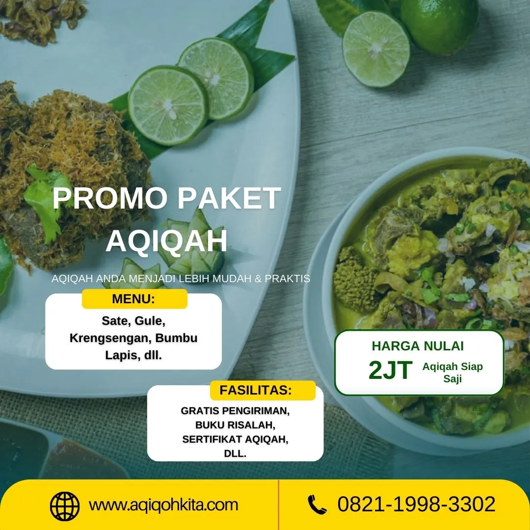 0821-1998-3302 (WA) Daftar Menu Aqiqah Kediri