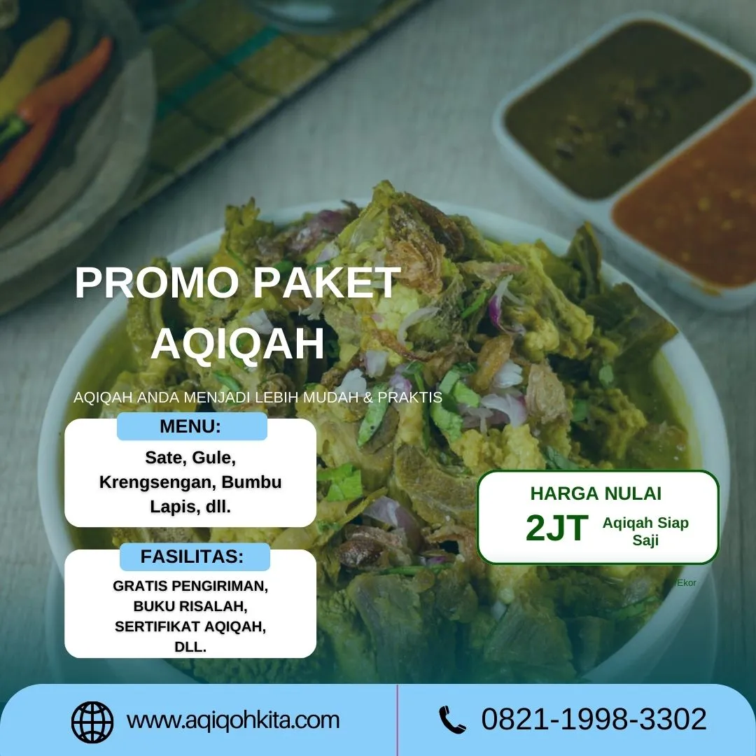 0821-1998-3302 (WA) Harga Aqiqah Ponorogo