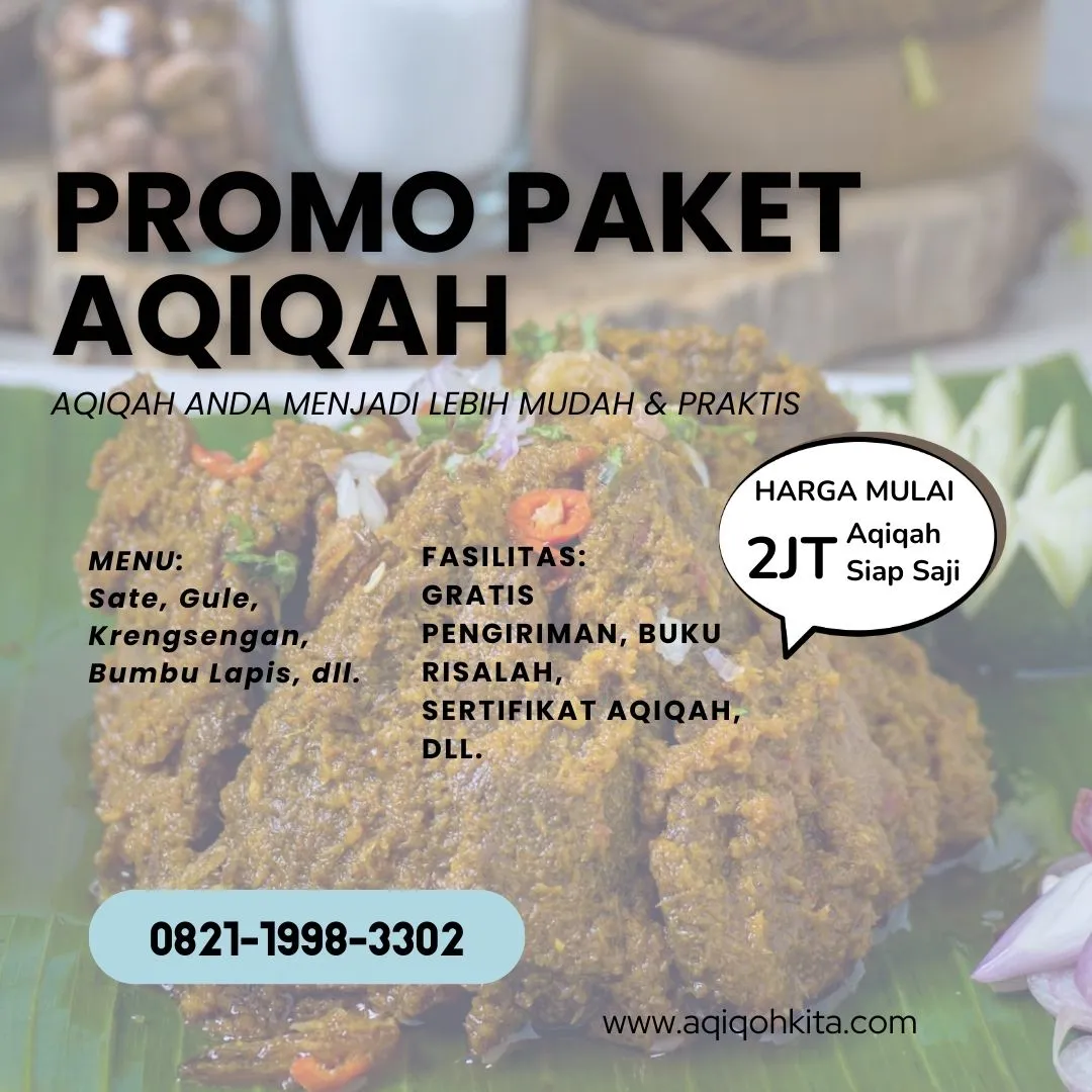 0821-1998-3302 (WA) Jasa Aqiqah Madiun