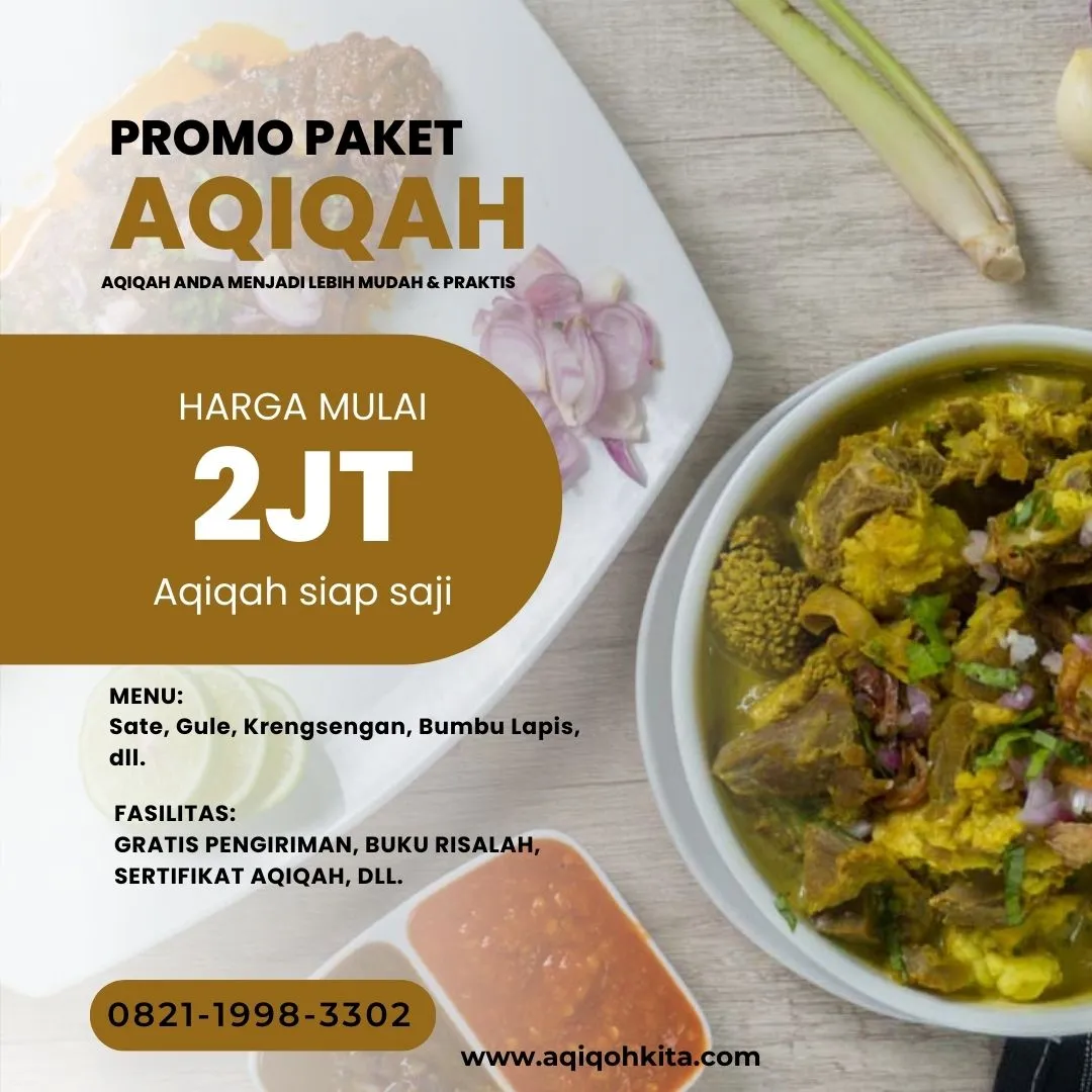 0821-1998-3302 (WA) Jasa Aqiqah Mojokerto