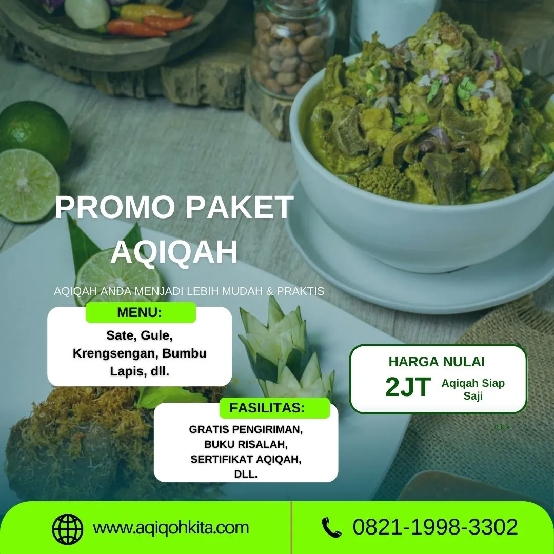 0821-1998-3302 (WA) Layanan Aqiqah Madiun