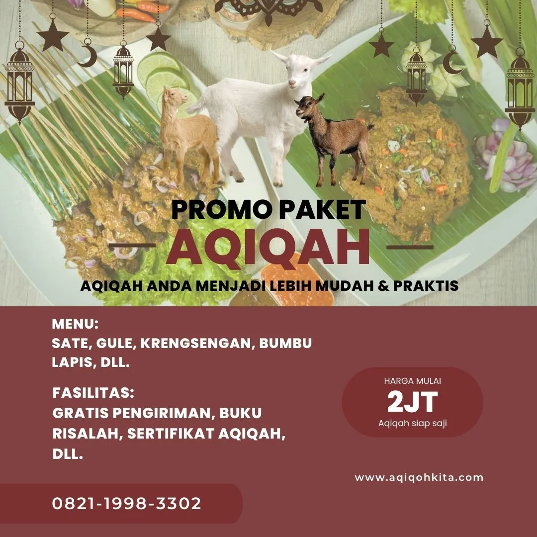 0821-1998-3302 (WA) Paket Aqiqah Mojokerto