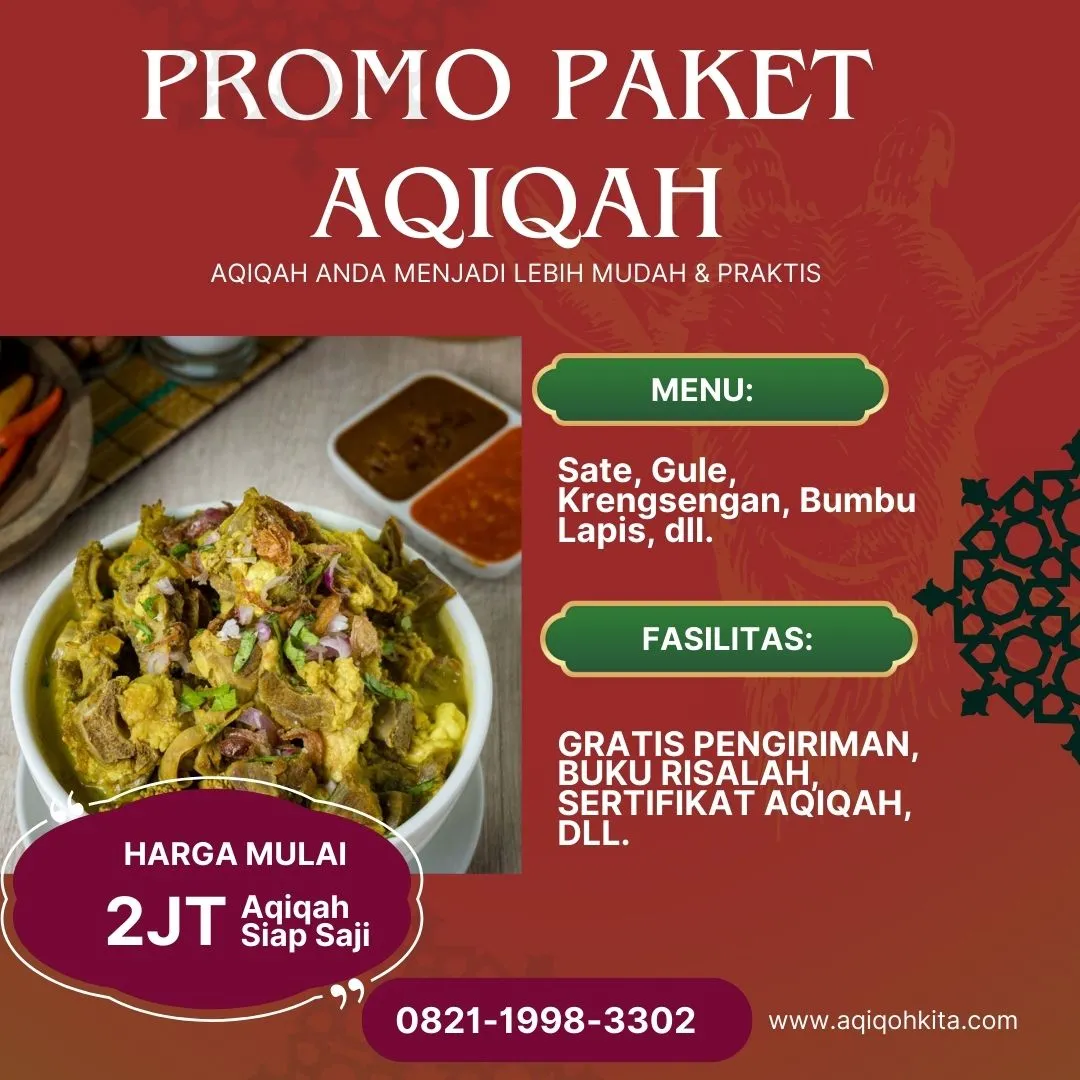 0821-1998-3302 (WA) Paket Aqiqah Murah di Kediri