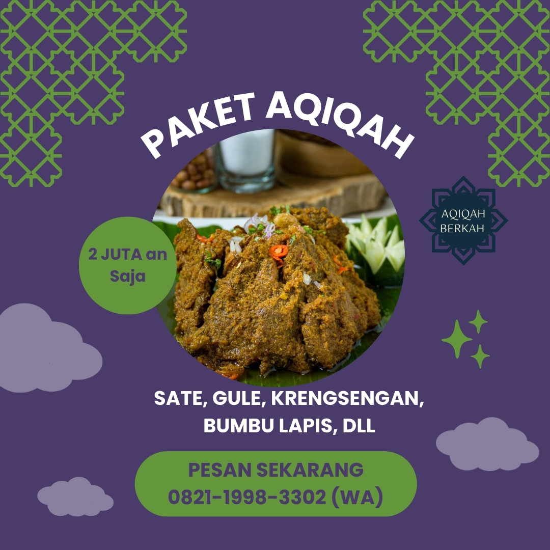 0821-1998-3302 (WA) Pesan Aqiqah di Madiun