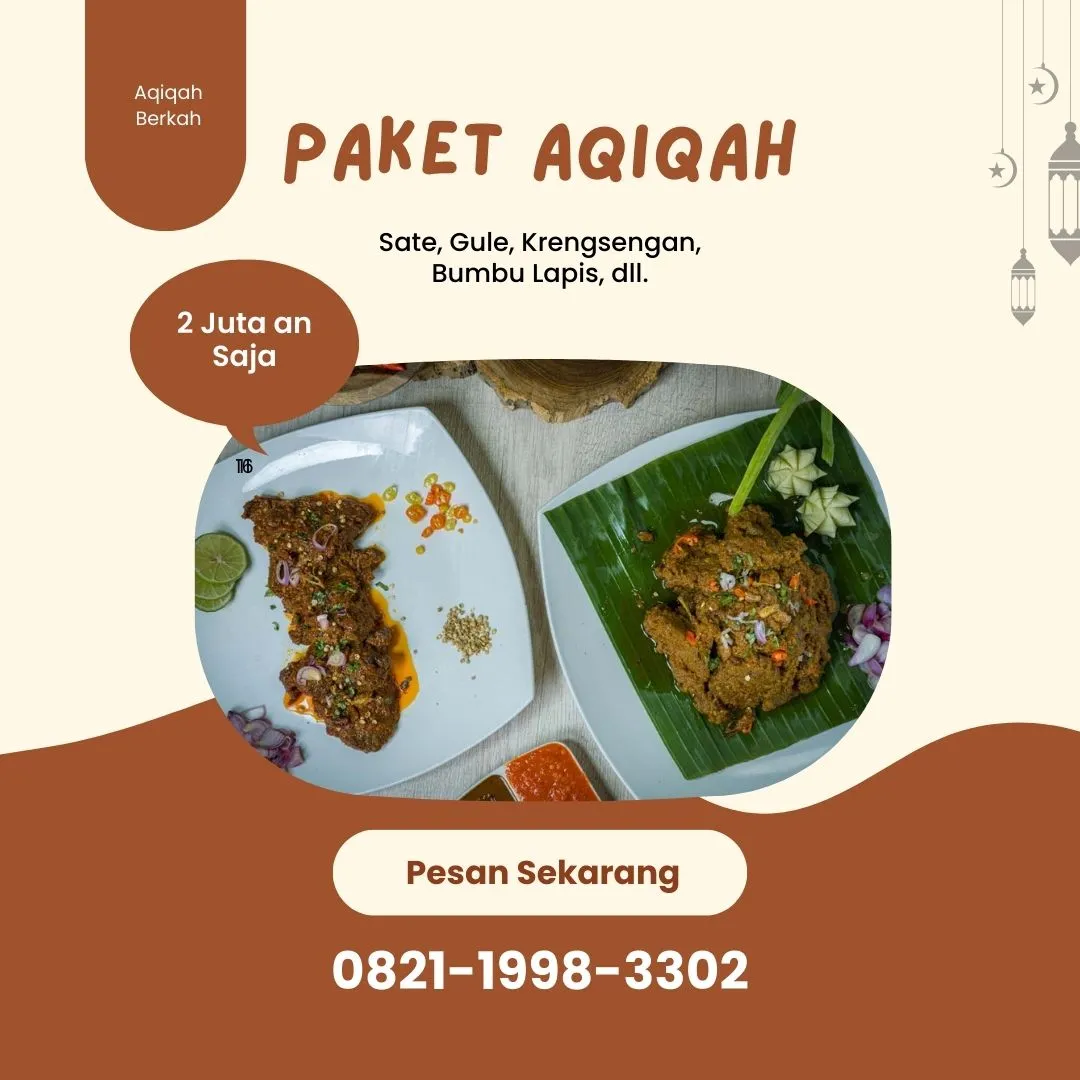 0821-1998-3302 (WA) Rumah Aqiqah Berkah di Kediri